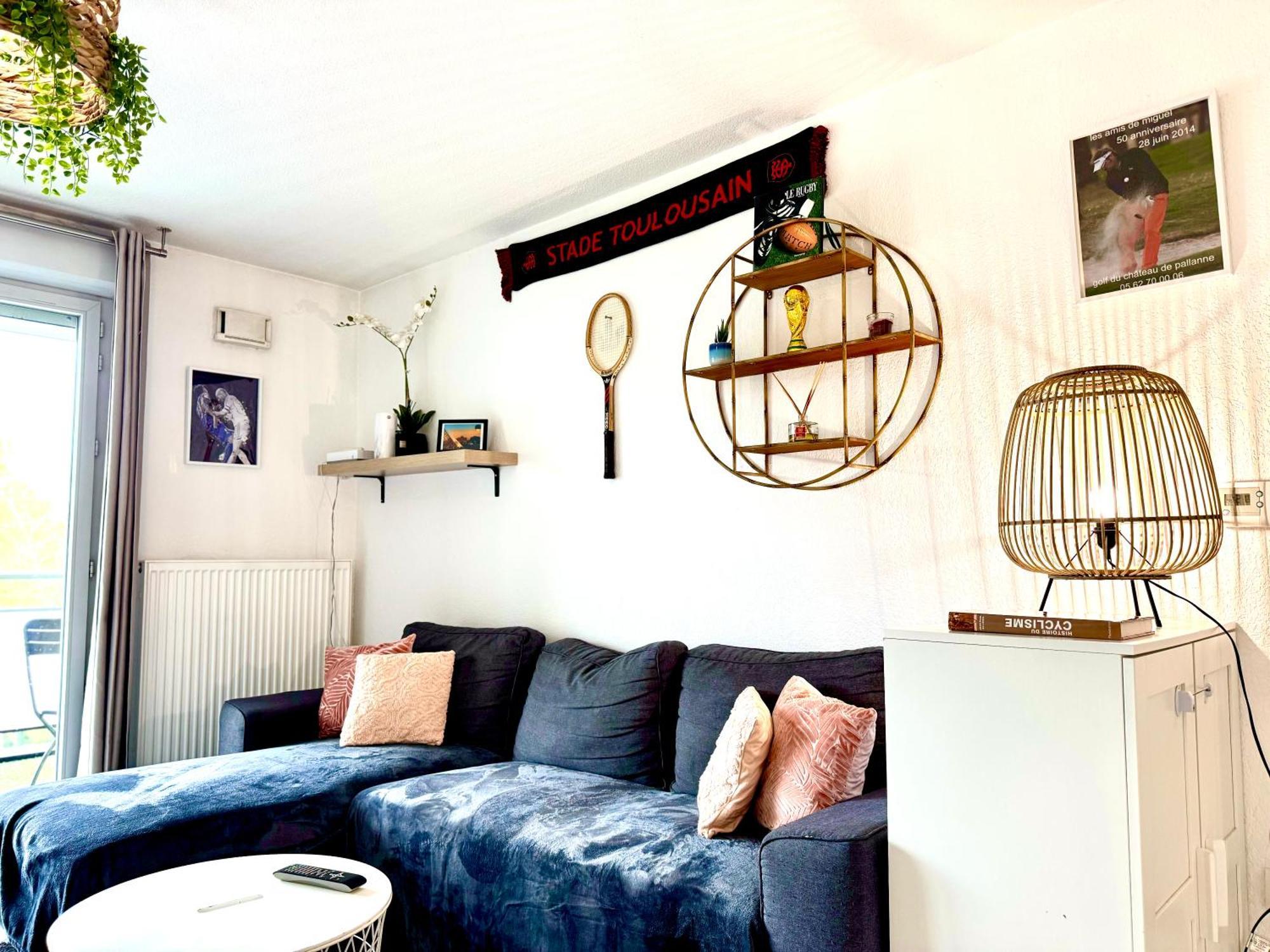 Bel Appartement T3 De 60M2 Avec Parking, Terrasse, Proche Du Metro Et Du Periph Toulouse Exterior photo