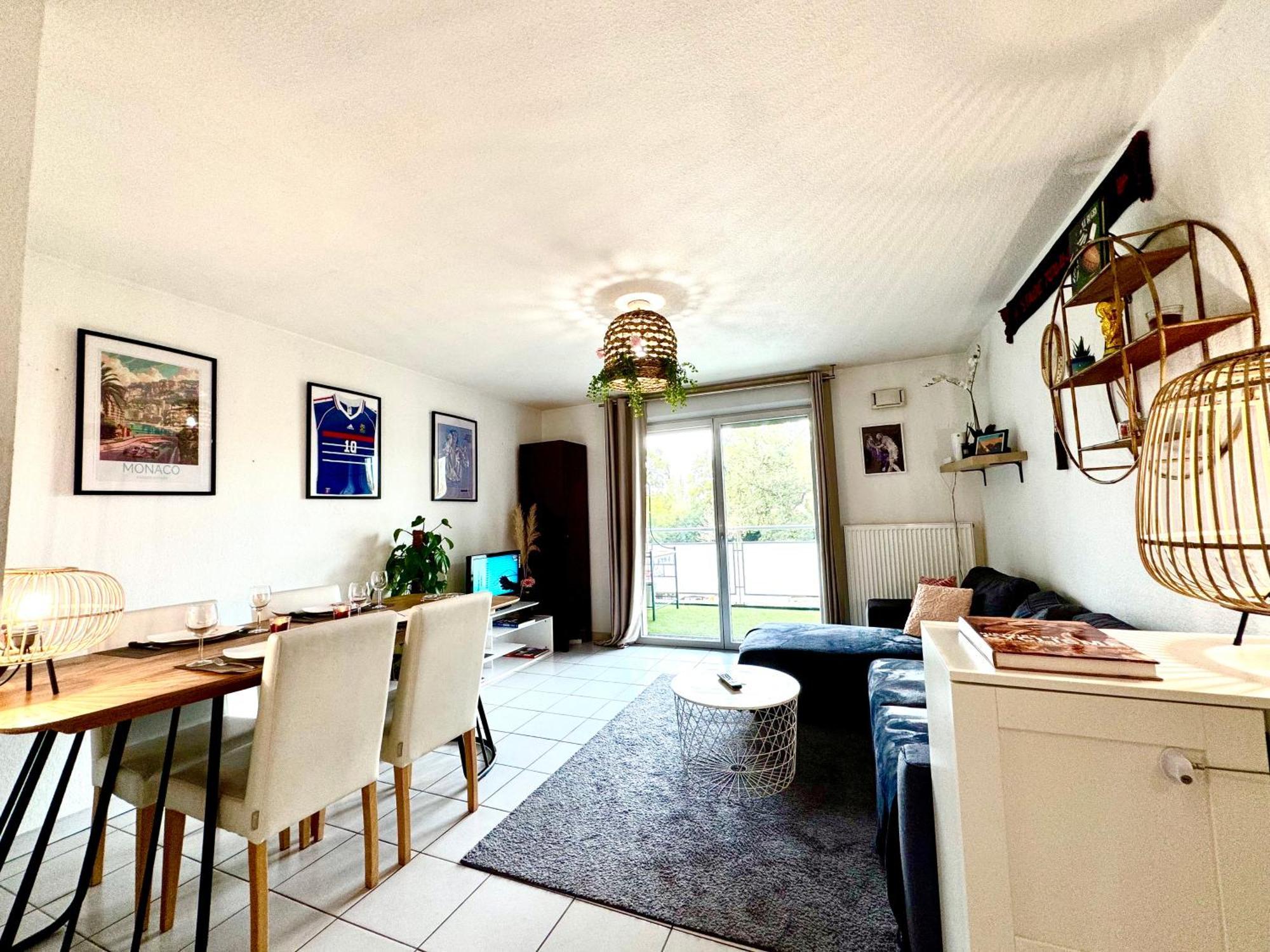 Bel Appartement T3 De 60M2 Avec Parking, Terrasse, Proche Du Metro Et Du Periph Toulouse Exterior photo