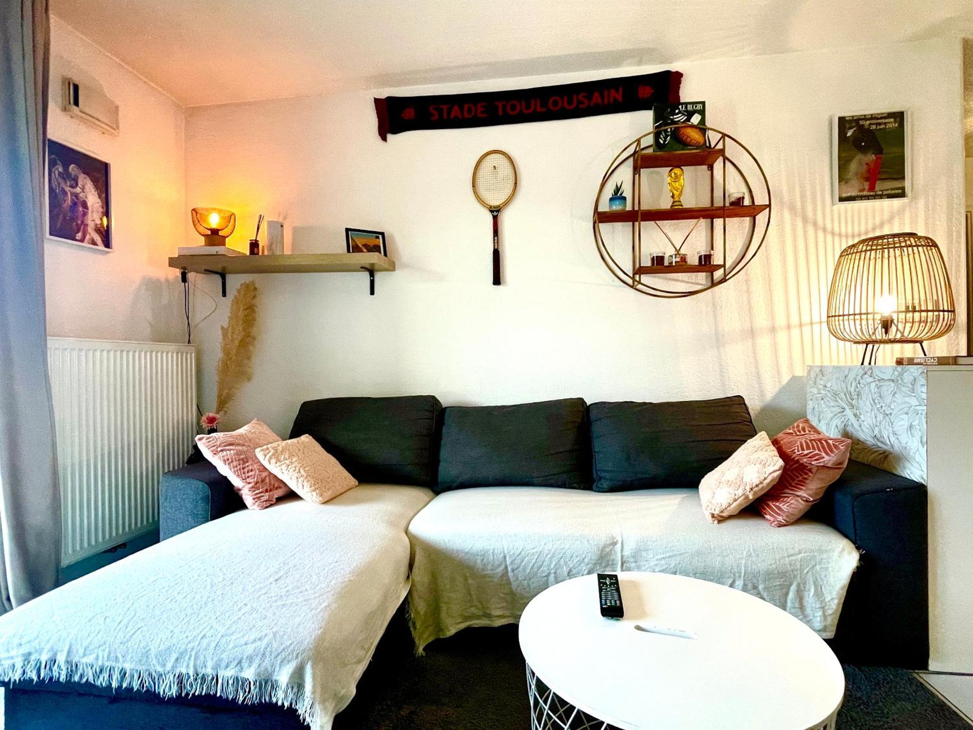 Bel Appartement T3 De 60M2 Avec Parking, Terrasse, Proche Du Metro Et Du Periph Toulouse Exterior photo
