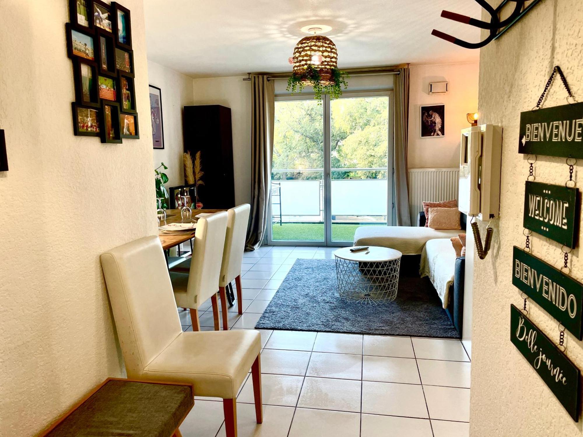 Bel Appartement T3 De 60M2 Avec Parking, Terrasse, Proche Du Metro Et Du Periph Toulouse Exterior photo
