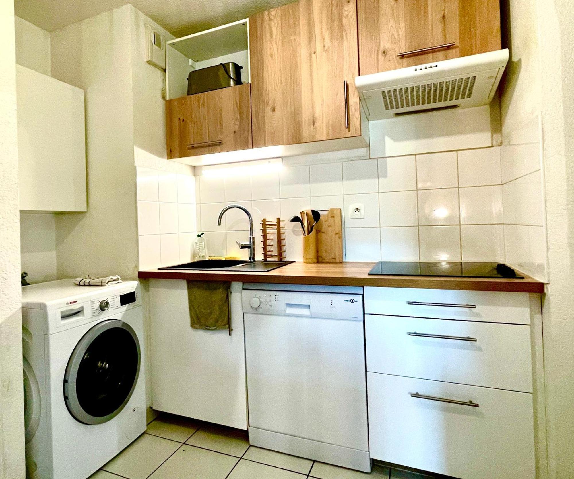 Bel Appartement T3 De 60M2 Avec Parking, Terrasse, Proche Du Metro Et Du Periph Toulouse Exterior photo
